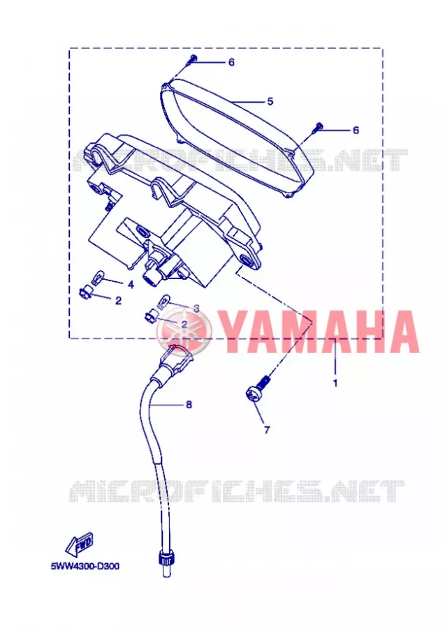 COMPTEUR  Yamaha SCOOTER 50 2008 BOOSTER  CW50