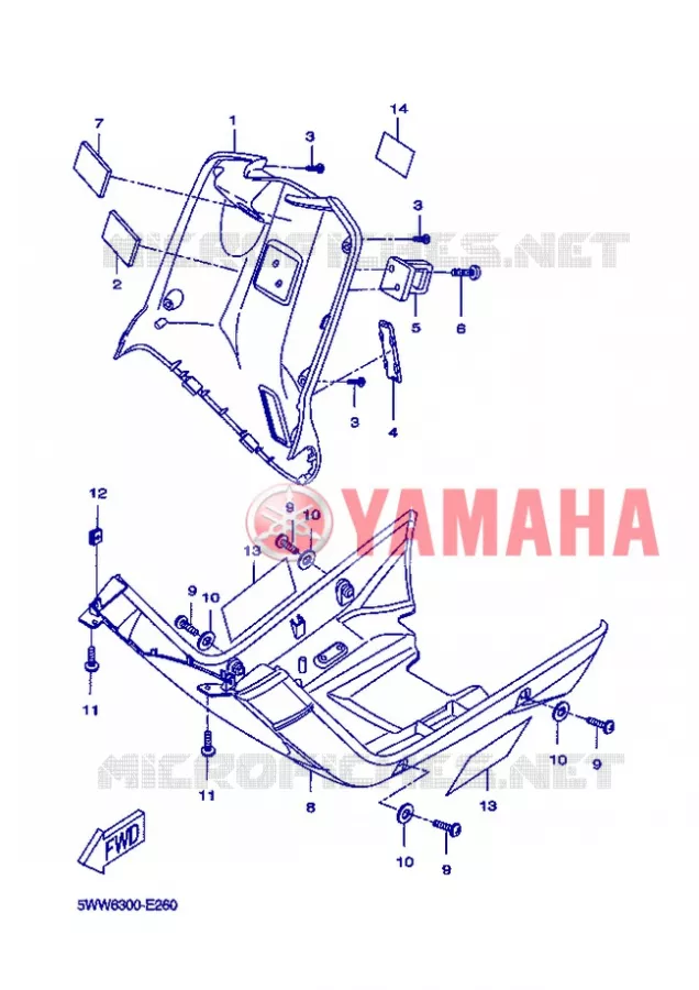 PROTEGE JAMBES Yamaha SCOOTER 50 2008 BOOSTER  CW50