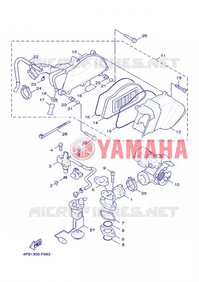 ADMISSION Yamaha SCOOTER 125 2007 FLAME X  XC125 FLAME  X