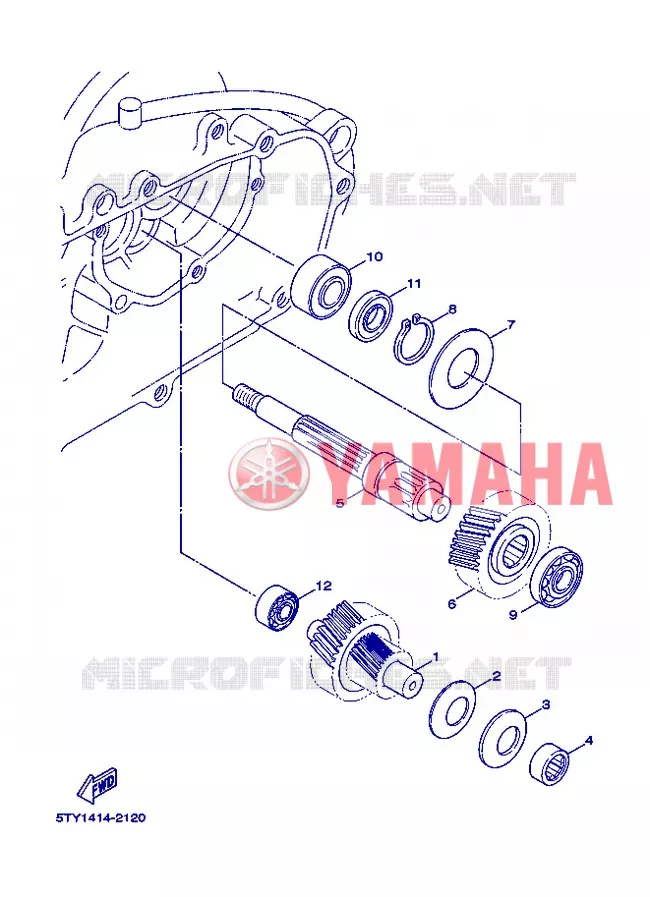TRANSMISSION Yamaha SCOOTER 125 2007 FLAME X  XC125 FLAME  X