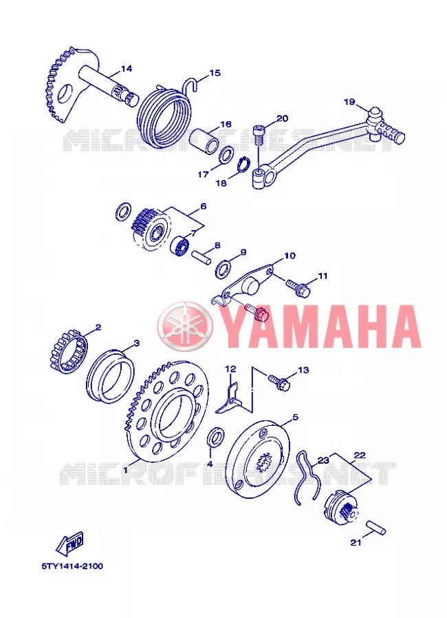 DEMARREUR Yamaha SCOOTER 125 2006 FLAME X  XC125 FLAME  X