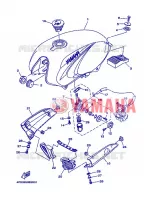 RESERVOIR A ESSENCE pour Yamaha YBR125E de 2006