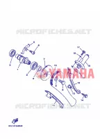 ARBRE A CAMES / CHAINE DE DISTRIBUTION pour Yamaha YBR125E de 2006