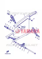 BRAS OSCILLANT / AMORTISSEUR pour Yamaha YBR125E de 2006