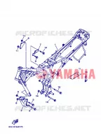 CADRE pour Yamaha YBR125E de 2006