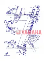 DIRECTION pour Yamaha YBR125E de 2006