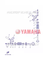 SOUPAPE pour Yamaha YBR125E de 2006
