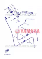 GUIDON ET CABLES pour Yamaha YQ50 de 2004