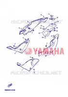 COUVERCLE LATERAL pour Yamaha X-POWER de 2008