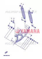 BRAS OSCILLANT / AMORTISSEUR pour Yamaha YP125E de 2008