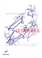 COUVERCLE LATERAL pour Yamaha YP125E de 2008