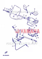 GUIDON ET CABLES pour Yamaha YP125E de 2008