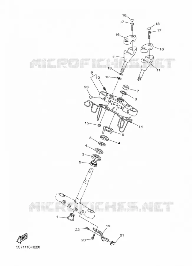 DIRECTION Yamaha MOTO 950 2009 MIDNIGHT STAR  XVS950A