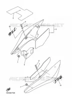COUVERCLE LATERAL pour Yamaha FZ6NA de 2009