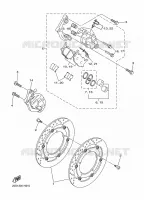 ETRIER DE FREIN AVANT pour Yamaha XJ6N de 2009