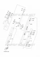 DIRECTION pour Yamaha YP125R de 2013