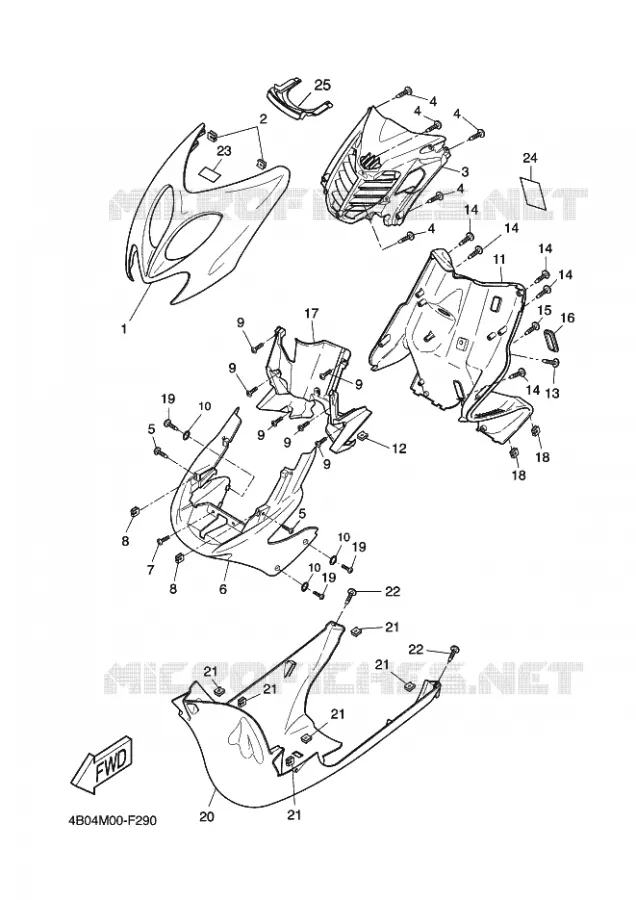 PROTEGE JAMBES Yamaha SCOOTER 50 2009 NITRO NAKED  YQ50L NITRO NAKED