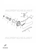 ARBRE A CAMES / CHAINE DE DISTRIBUTION pour Yamaha YP125R de 2009