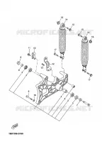 BRAS OSCILLANT / AMORTISSEUR pour Yamaha YP125R de 2009