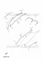 COUVERCLE LATERAL pour Yamaha YP125R de 2009
