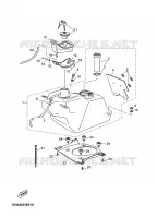 RESERVOIR A ESSENCE pour Yamaha YP125R de 2009
