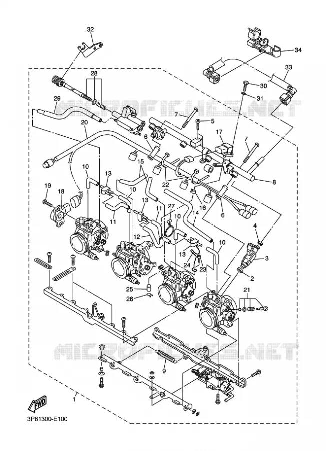 ADMISSION 2 Yamaha MOTO 1300 2009 FJR ABS  FJR1300A