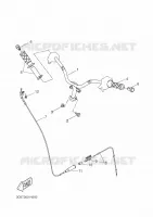 GUIDON ET CABLES pour Yamaha YQ50 de 2009