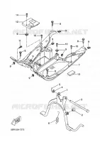 SUPPORT / REPOSE PIEDS pour Yamaha YQ50 de 2009