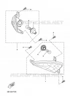 CLIGNOTANT pour Yamaha VP250 de 2009