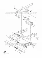 BRAS ARRIERE pour Yamaha DIVERSION 600 de 2009