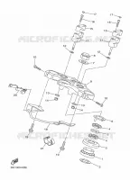 DIRECTION pour Yamaha DIVERSION 600 de 2009
