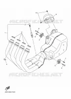 ECHAPPEMENT pour Yamaha DIVERSION 600 de 2009