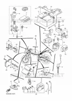 PARTIE ELECTRIQUE 2 pour Yamaha FZ1SA de 2009