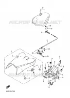SELLE pour Yamaha FZ1SA de 2009