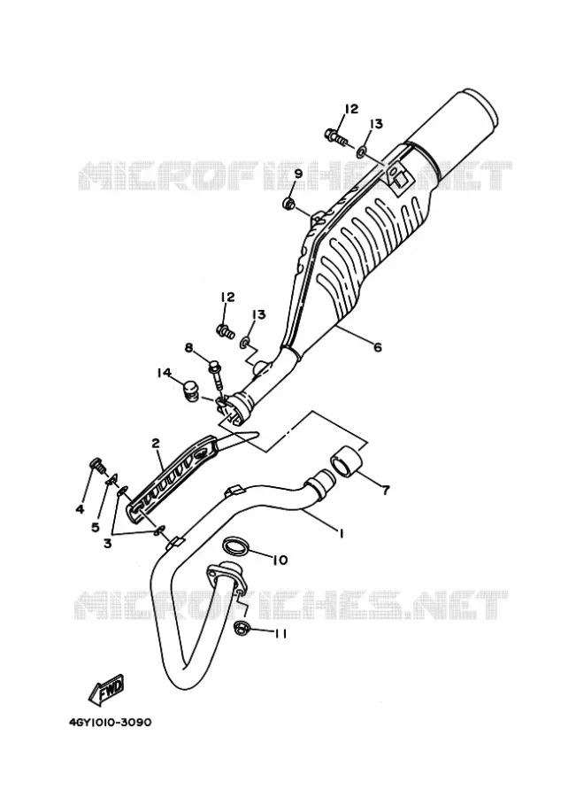 ECHAPPEMENT Yamaha MOTO 250 2009 TTR  TT250R