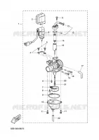 CARBURATEUR pour Yamaha YQ50L de 2009