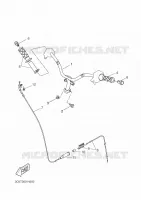 GUIDON ET CABLES pour Yamaha YQ50L de 2009