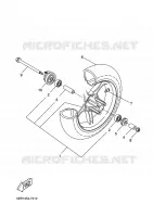 ROUE AVANT pour Yamaha YQ50L de 2009