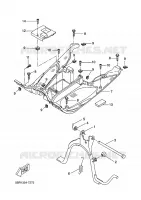 SUPPORT / REPOSE PIEDS pour Yamaha YQ50L de 2009