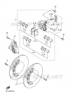 ETRIER DE FREIN AVANT pour Yamaha FZ1SA de 2009