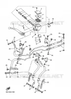 MAITRE CYLINDRE DE FREIN AVANT pour Yamaha FZ1SA de 2009