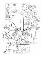 PARTIE ELECTRIQUE 2 pour Yamaha FZ1SA de 2009