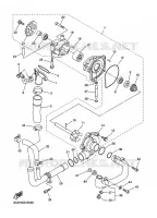 POMPE A EAU / DURITES pour Yamaha FZ1SA de 2009