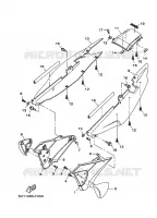 COUVERCLE LATERAL pour Yamaha YBR250 de 2009