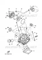 CULASSE pour Yamaha YBR250 de 2009