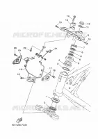 DIRECTION pour Yamaha YBR250 de 2009