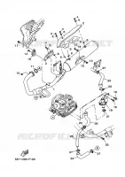 ECHAPPEMENT pour Yamaha YBR250 de 2009