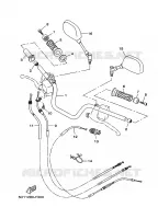 GUIDON ET CABLES pour Yamaha YBR250 de 2009