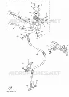 MAITRE CYLINDRE DE FREIN AVANT pour Yamaha YBR250 de 2009