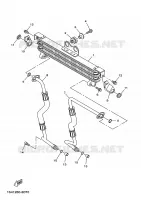 RADIATEUR D'HUILE / ECHANGEUR pour Yamaha YBR250 de 2009